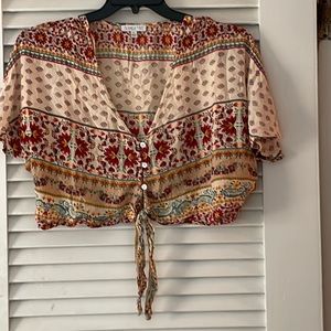 Patrons of Peace crop top